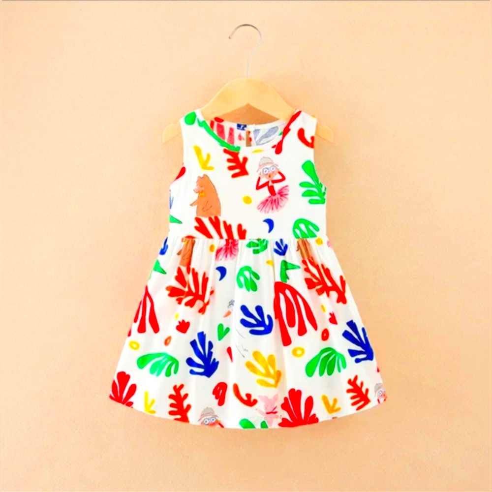 New Sleeveless Summer Girl Dress